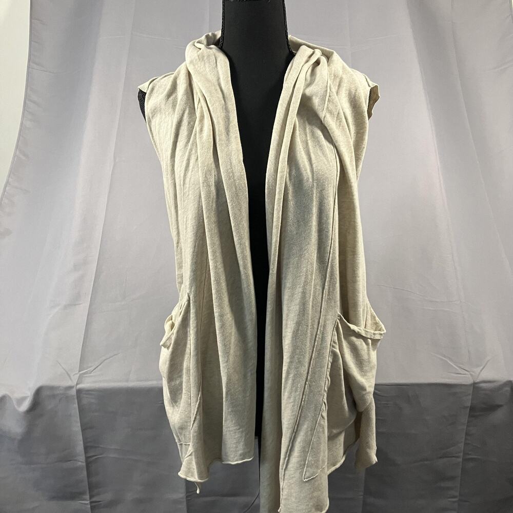 AllSaints Sweater Womens Twelve Sleeveless Vest Pockets Medium Pullover Knit Top